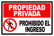 EDI033 Prohibido el Ingreso Propiedad Privada
