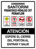 EDI066 Espere el Cierre del Portón
